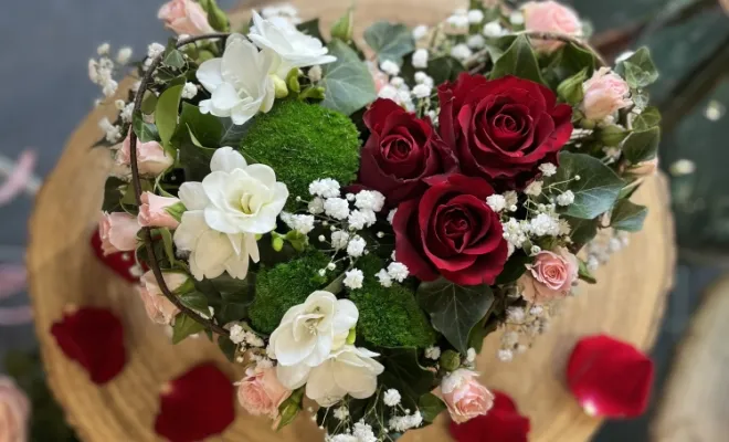 Vente de fleurs pour la Saint-Valentin, Ensuès-la-Redonne, Maison Segard